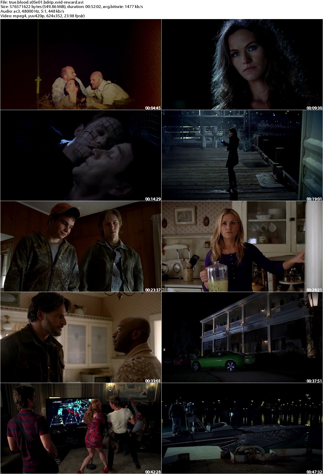 True Blood Complete Season 1 2 3 4 5 DVDRip HDTV XVID